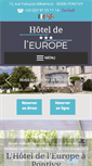 Mobile Screenshot of hotellerieurope.com